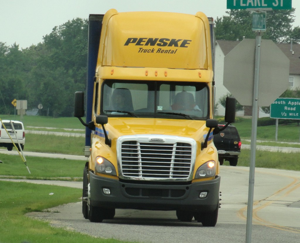 Penske Truck Rental Freightliner Cascadia Daycab Big Rig Flickr