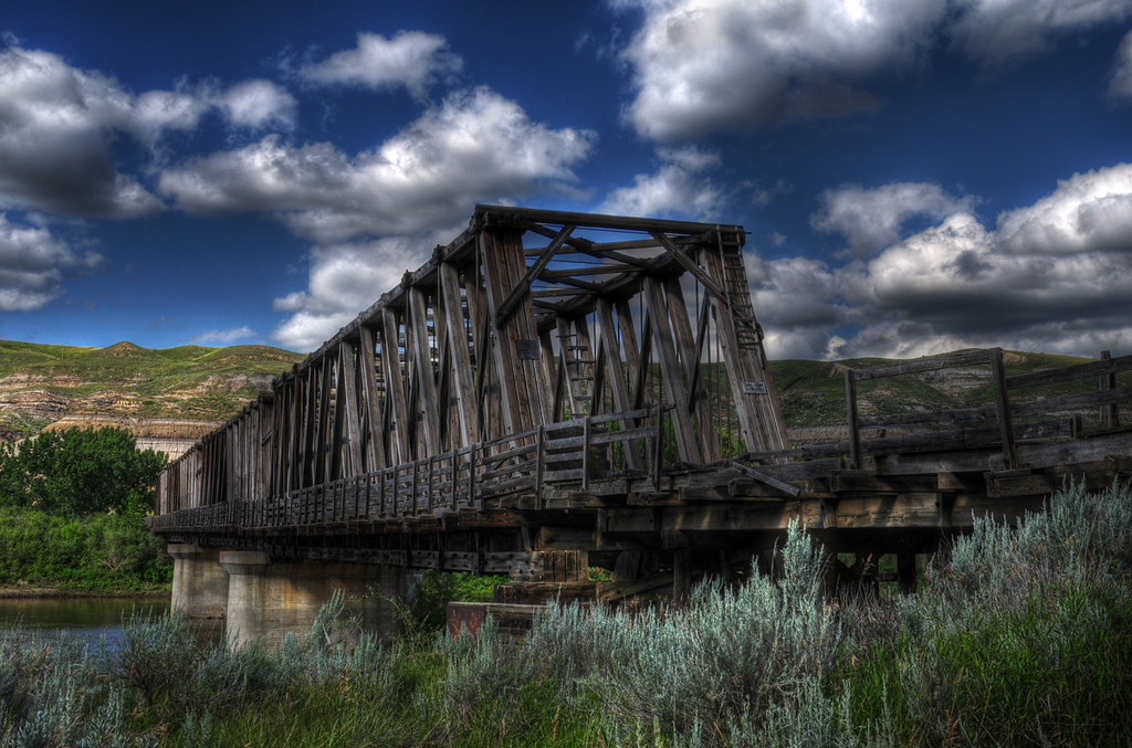 Trestlemania I love old wooden railroad bridges. This is b… Flickr