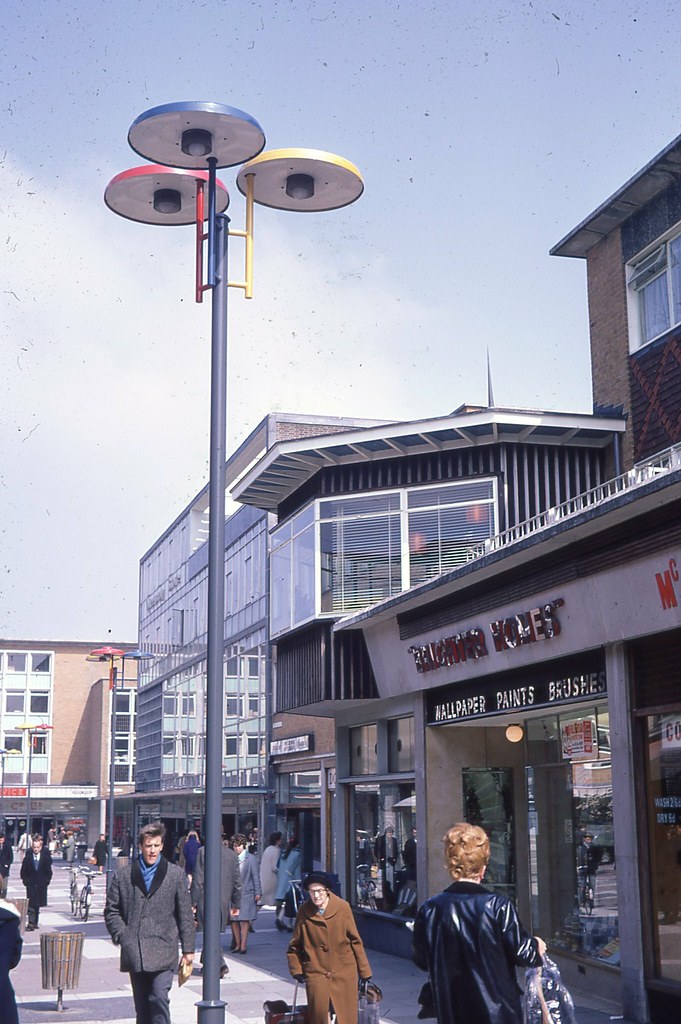 Crawley Town Centre, Sussex, April 1967 Taken in Crawley, … Flickr