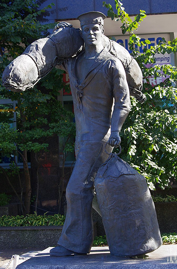 The Sailor Statue Halifax Sailors' Memorial Halifax Harbou… Flickr
