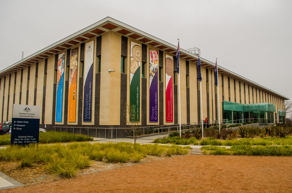 Royal Australian Mint, Canberra. Simon Yeo Flickr