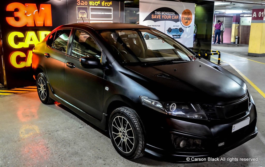 ahrharth Modified Honda City IVTec Matte Black Flickr Photo Sharing!