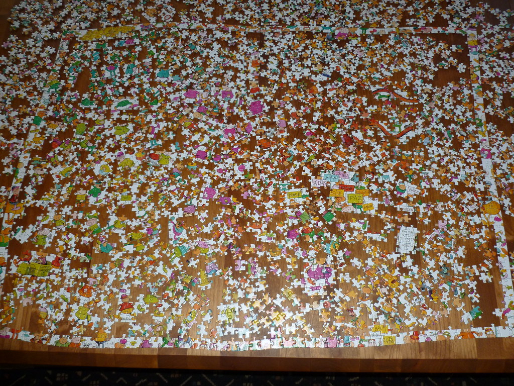 2000 piece puzzle, 'Count and Smile' by Mordillo, Heye Puz… Flickr