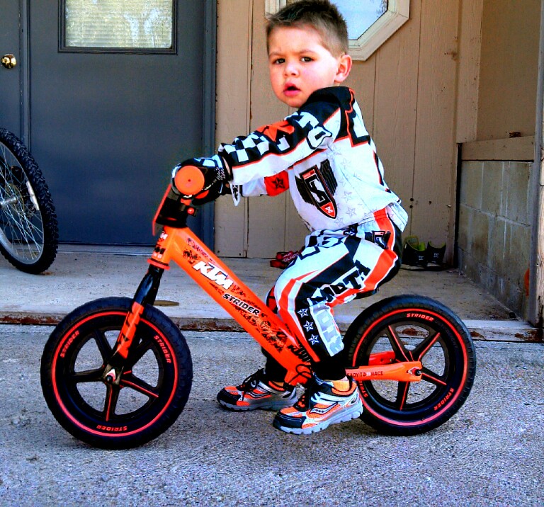 strider bike bright orange ktm st3 My sons st3 KTM strider… Flickr
