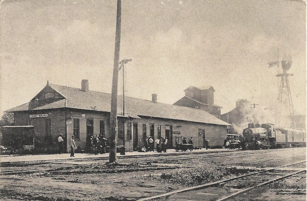 Emmetsburg, Iowa, Milwaukee Road, Railroad Depot, Station Flickr