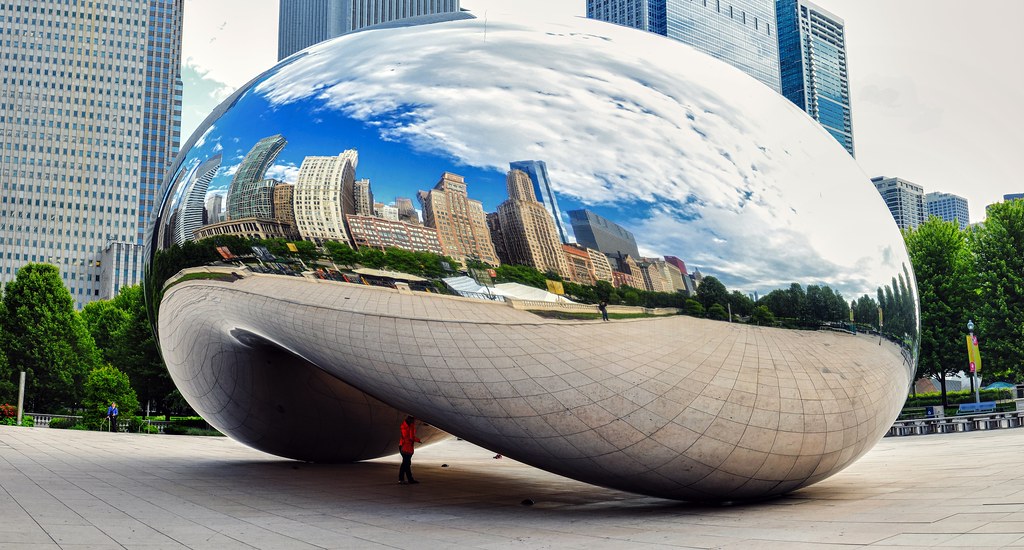 The Chicago Bean A photomerge of five photo. Like my Work… Flickr