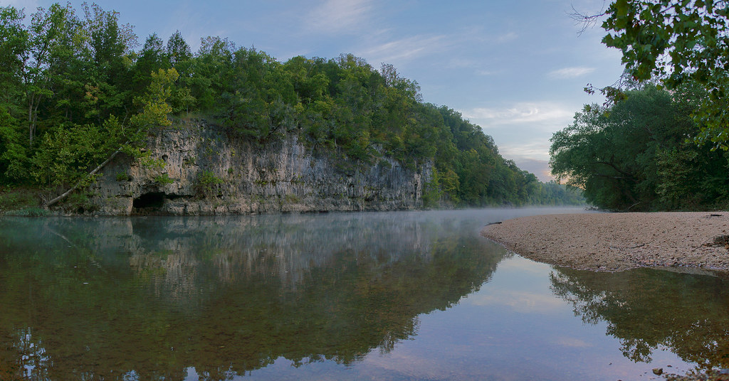 Placid Morning Meramec River, from the side of Huzzah Cons… Flickr