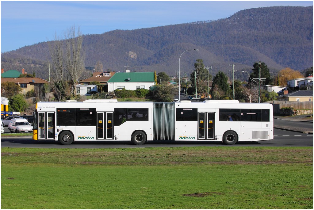 Metro Hobart Scania Bendy Bus at Claremont | As my rail ...