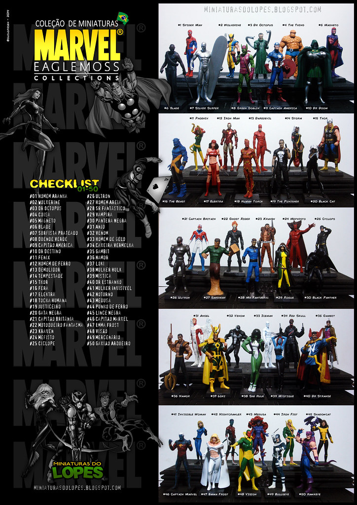Checklist Classic Marvel Figurine Collection Gui Lopes Flickr