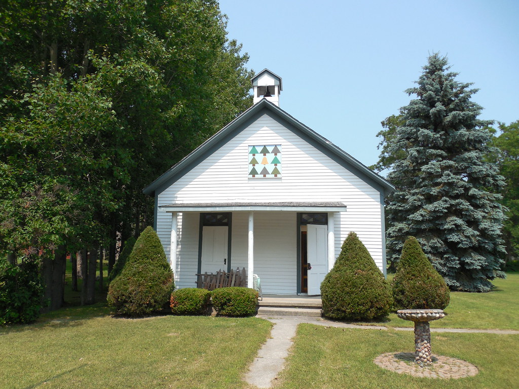 The Greenbush School Greenbush, Michigan Completed I 1870,… Flickr