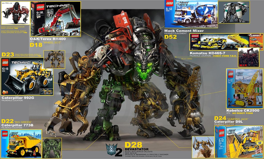 Lego Sets Devastator Transformers Michael Flickr