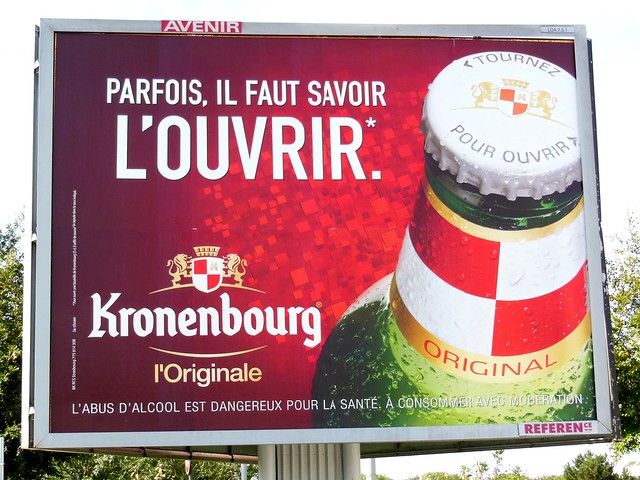 Savoir l'ouvrir (Pub KRONENBOURG) Flickr Photo Sharing!