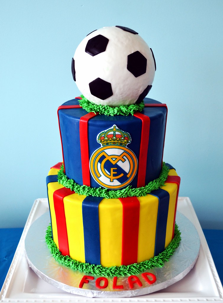 Real Madrid Birthday Cake Real Madrid cake realmadrid 