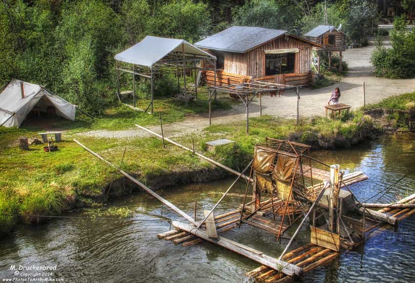 Fish Wheel, Athabascan Indian village, Fairbanks Alaska Flickr