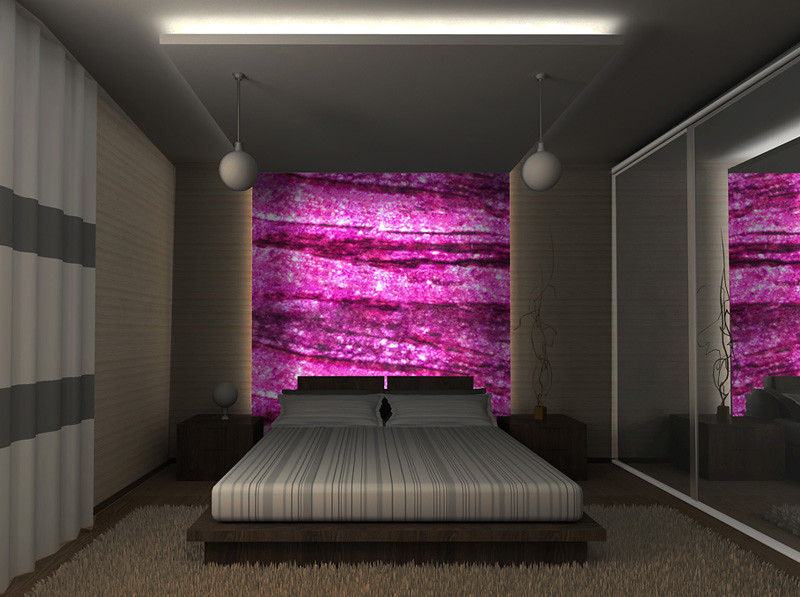 Amethyst Gems Bedroom (wall) > Amethyst Gems (with back