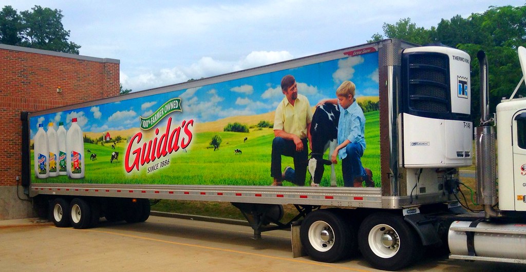 Guida Siebert Dairy Milk Delivery Truck tractor trailer! Flickr