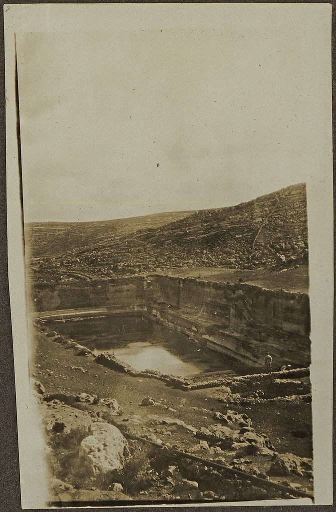 Solomon's Pool, near Bethlehem, 1918 / WRD Laurie John Laurie Flickr