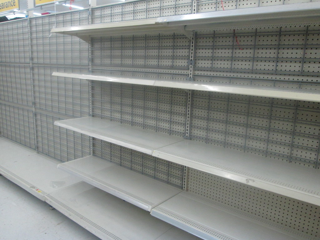 Empty Shelves at Walmart Random Retail Flickr