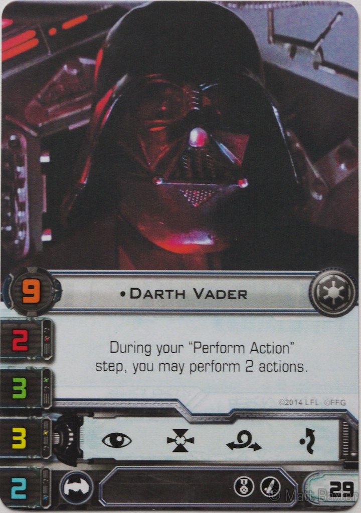 XWing Darth Vader Alt Art Card Participation prize at XW… Flickr