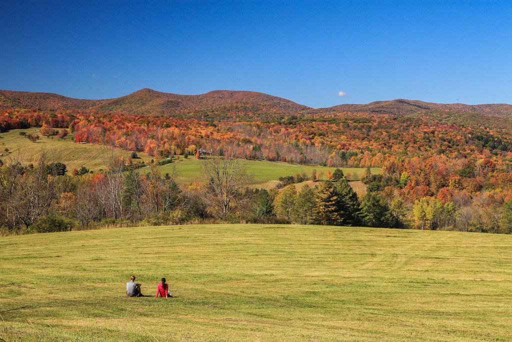 Fall, Williamstown, MA, view west to New York from Blair R… Flickr