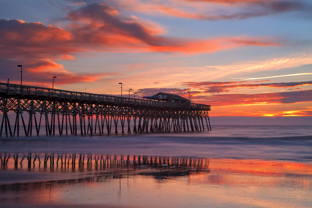 Sunrise at Surfside Pier, Myrtle Beach, South Carolina, Flickr