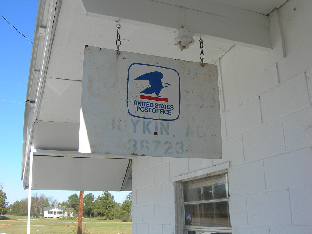 Boykin, Alabama Post Office Sign The Gee's Bend community … Flickr