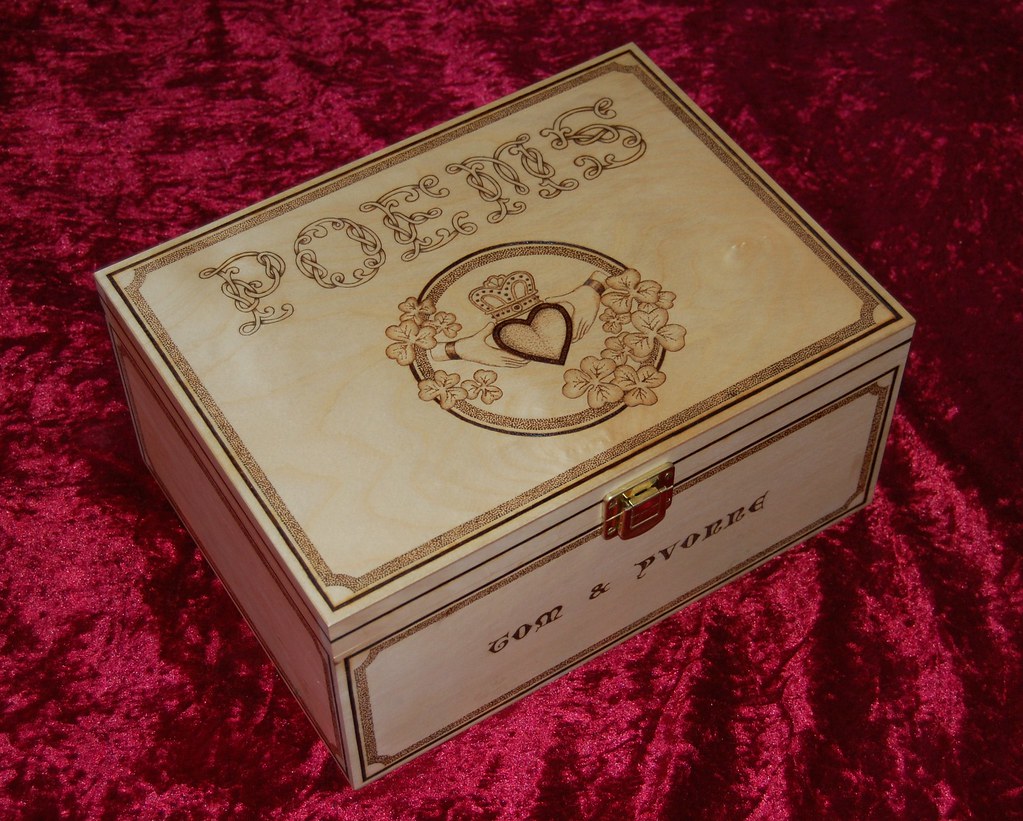 Large "Poems" Keepsake Memory Box woodtattoos Flickr