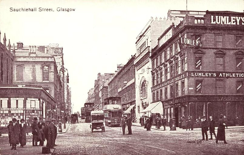 Sauchiehall Street, Glasgow Early 1900s view up Sauchiehal… Flickr