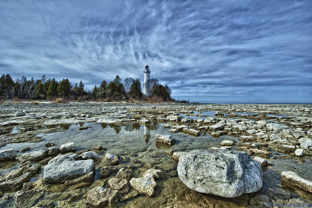 Cana Island Lighthouse Cana Island Lighthouse in Baileys H… Flickr