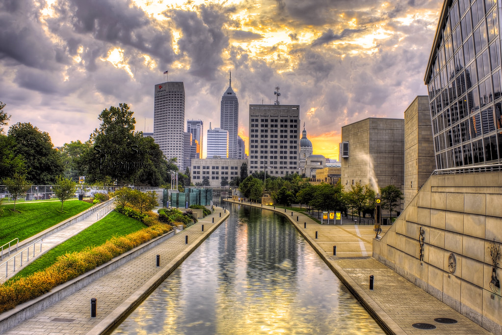 Indianapolis Canal Walk Early Morning The Canal Walk is … Flickr