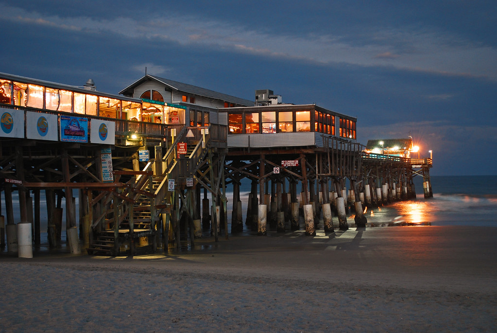 Cocoa Beach Pier Early Evening The pier was my favorite sp… Flickr