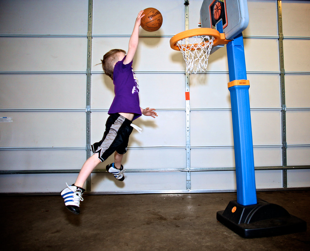 Blaise As Blake Griffin Preschooler dunking like his NBA f… Flickr