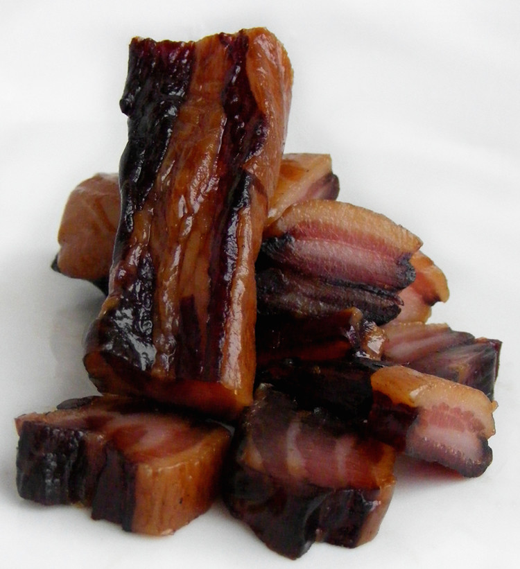 Chinese bacon, Lap Yuk Strips of pork belly get marinated … Flickr