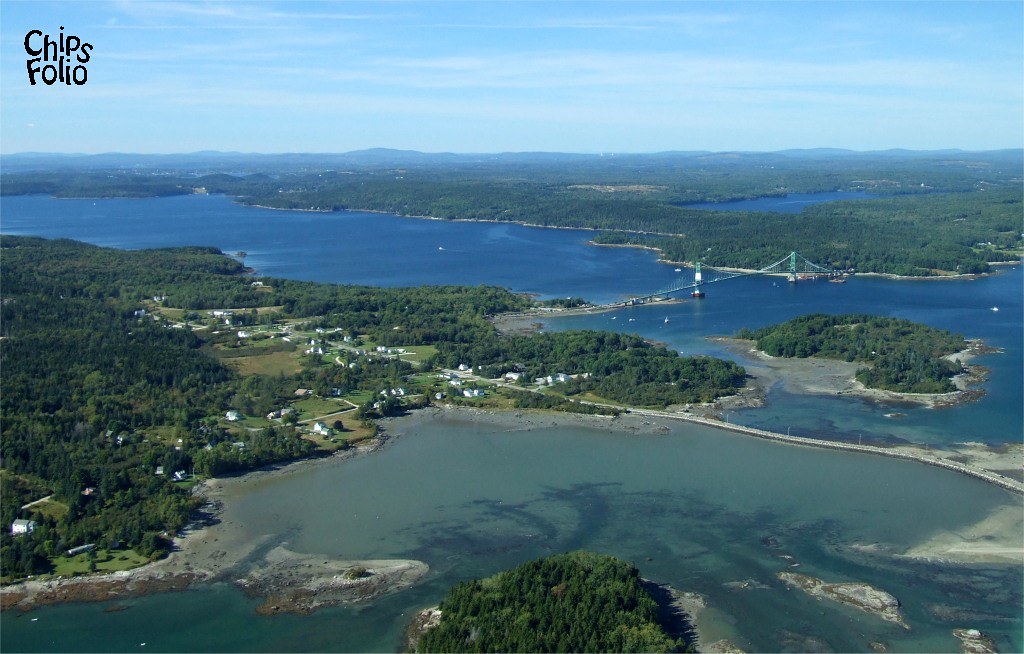 Aerial View of Little Deer Isle and the Deer Isle Sedgwi… Flickr