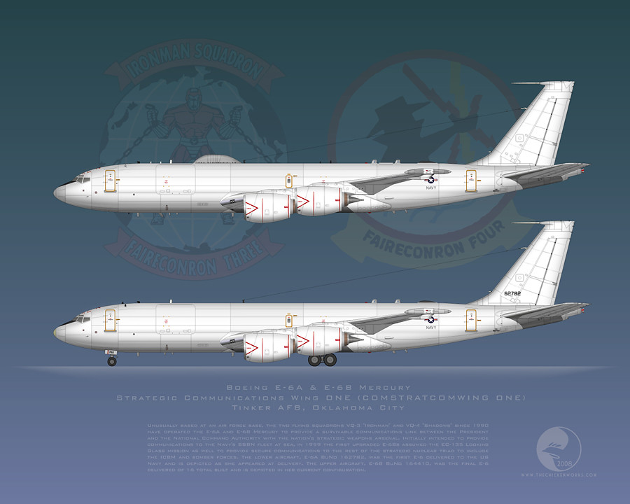 Boeing E6A & E6B Mercury TACAMO VQ3/VQ4 *The E6 Mercu… Flickr
