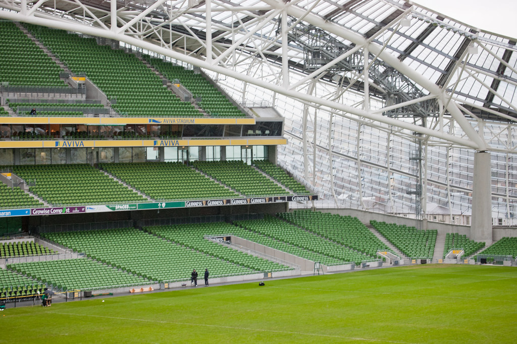 Inside View Of The Aviva Stadium The Aviva Stadium Lansd… Flickr
