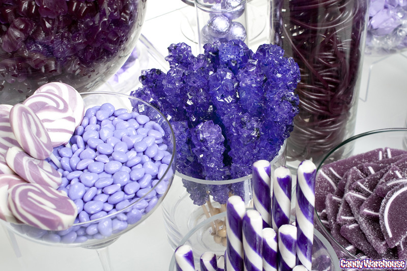 Purple Candy Buffet Delicious treats in an assortment of s… Flickr