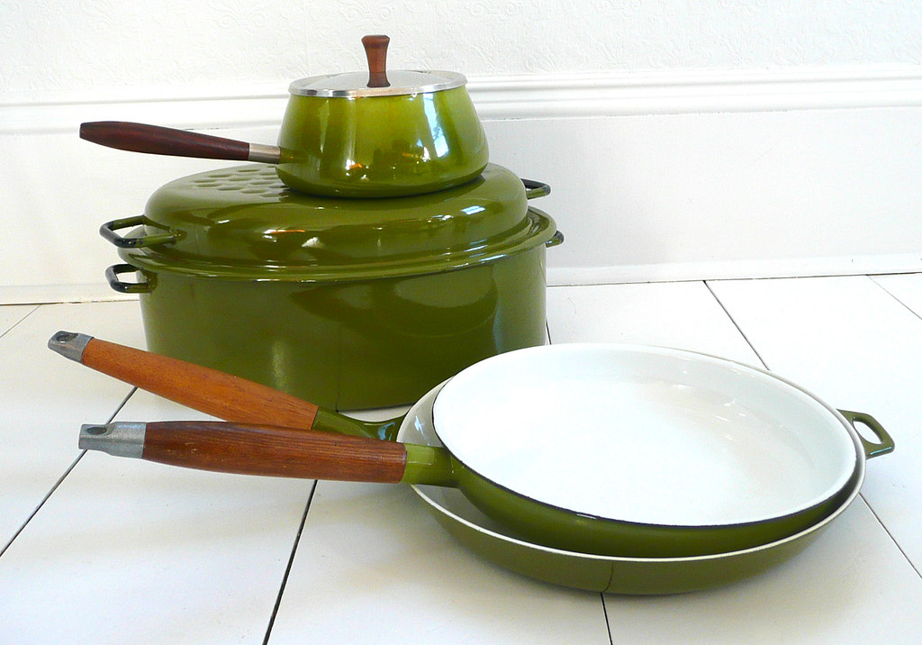 Vintage Green Cookware Flickr