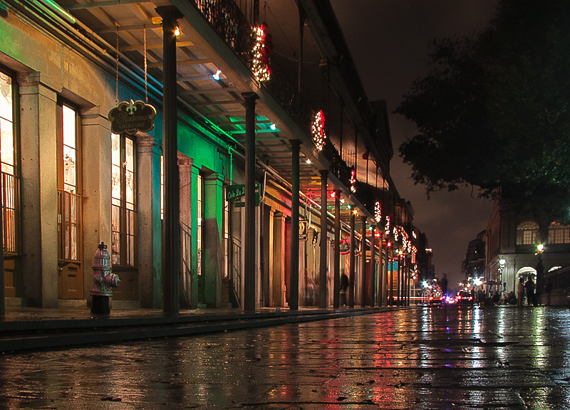 French Quarter reflections A rainy night in the French Qua… Flickr