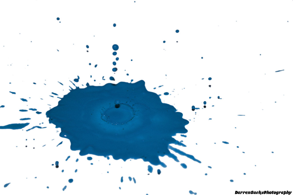 Paint drops Experimenting with paint shot 1/200 with b… Flickr