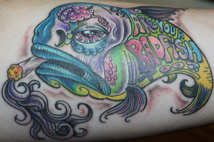 Are you a bad fish too? My tattoo that i got of the illust… Flickr