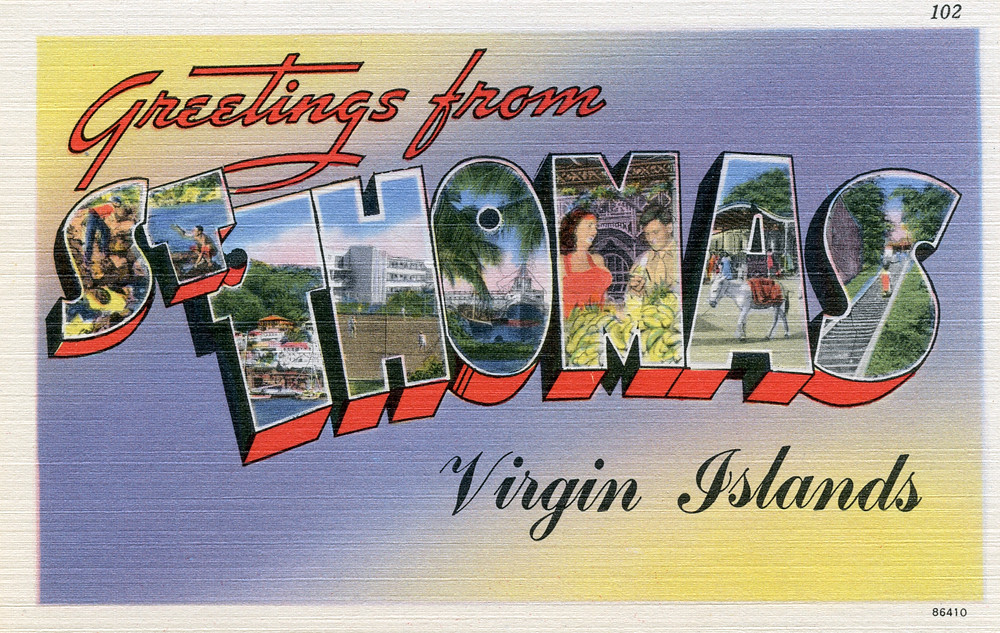 Greetings from St. Thomas, Virgin Islands Large Letter P… Flickr
