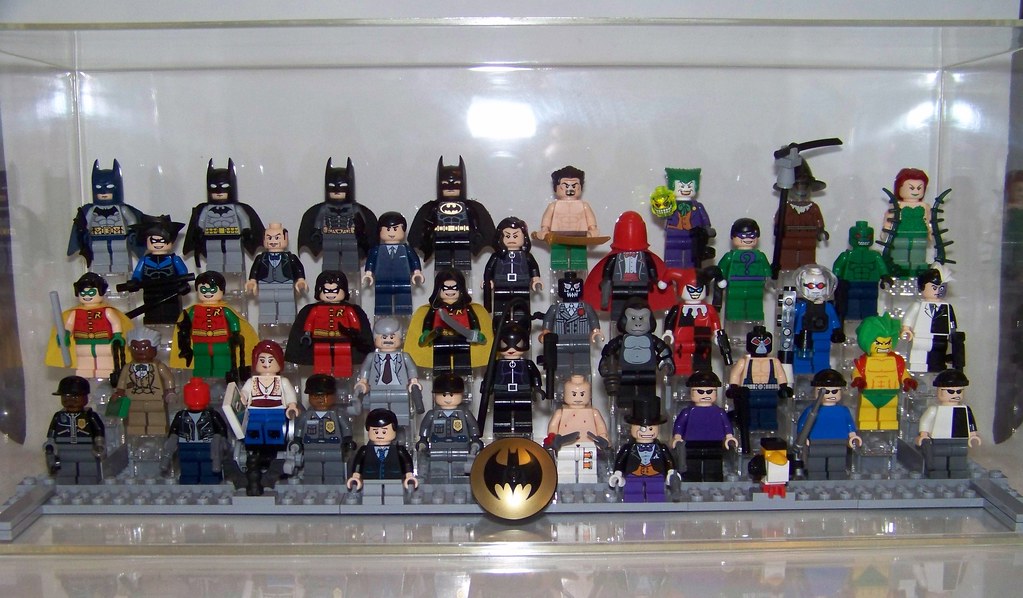 LEGO Batman Collection (OLD DISPLAY) Here is my Batman c… Flickr