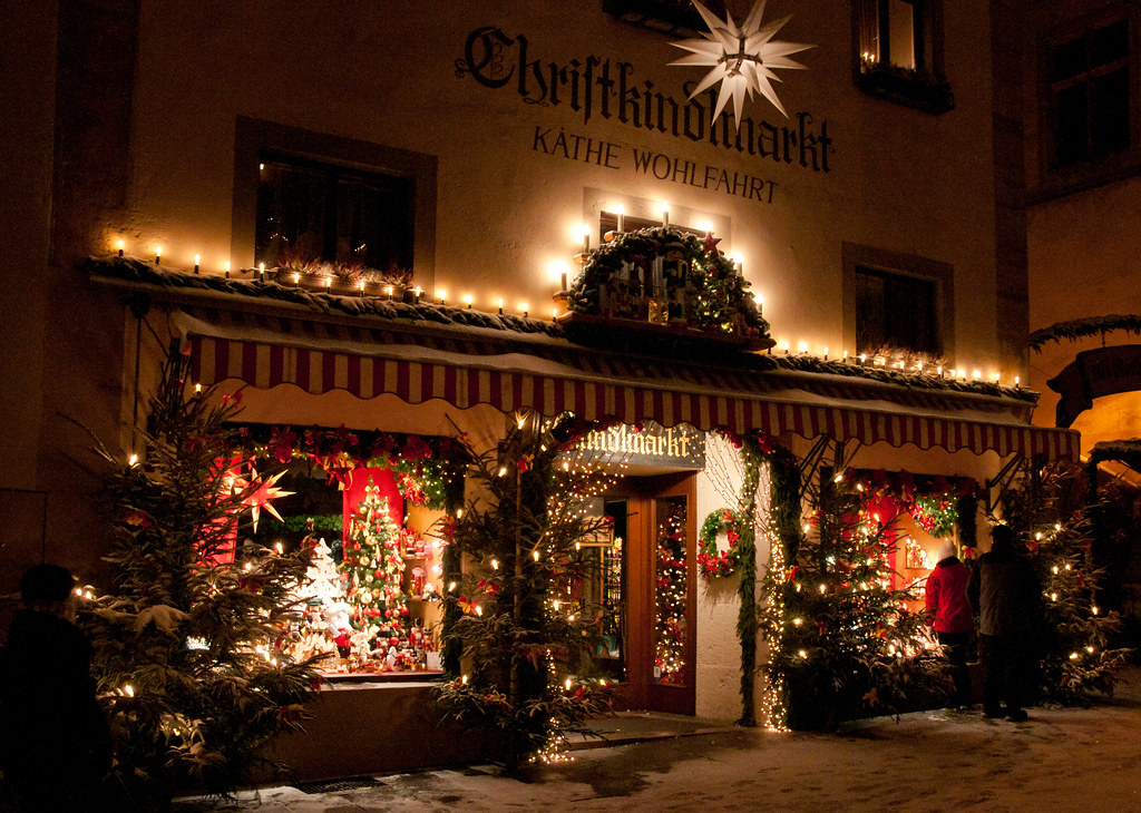 Rothenburg, Germany The Kathe Wohlfahrt store in Rothenbur… Flickr
