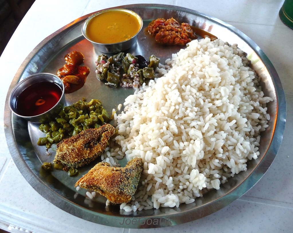 Fish Curry Rice Thali Shrada Restaurant Behind Bambolim Cr… Flickr