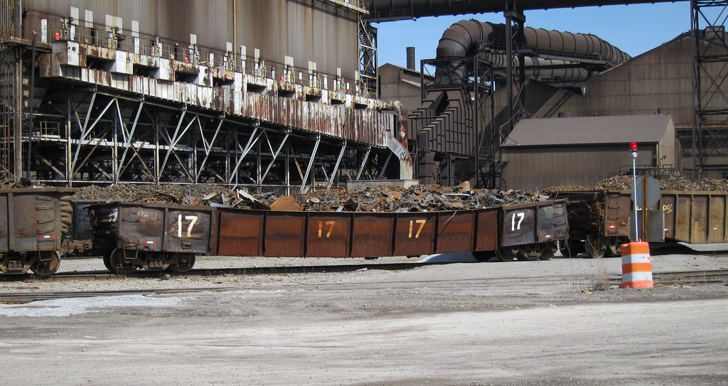 Koppel Steel 017 Scrap metal gondola (heavily used) Koppel… Todd