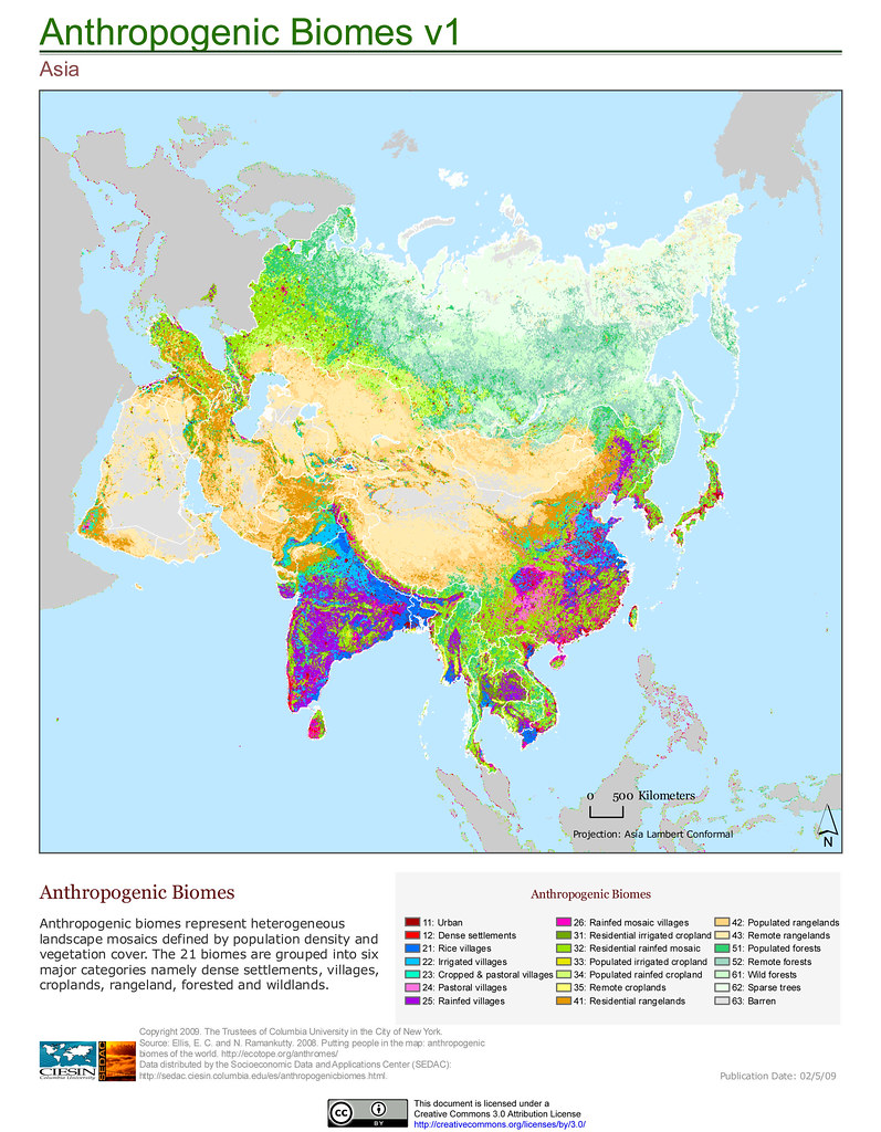 Biome Map Of Asia Teaching Resources Teachers Pay Teachers