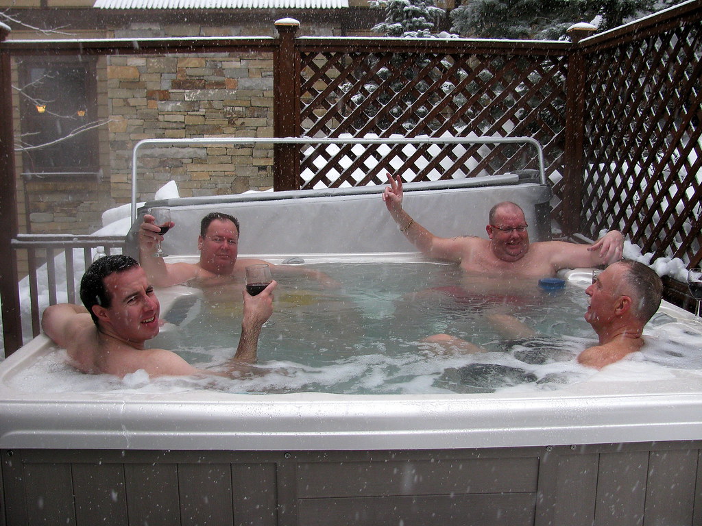 4 Men in a Hot Tub! | Steve | Flickr