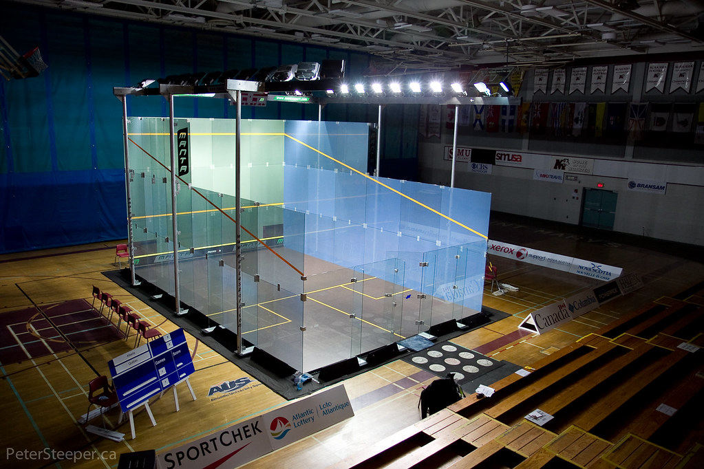 Glass Squash Court at the Canada Winter Games 2011 Flickr