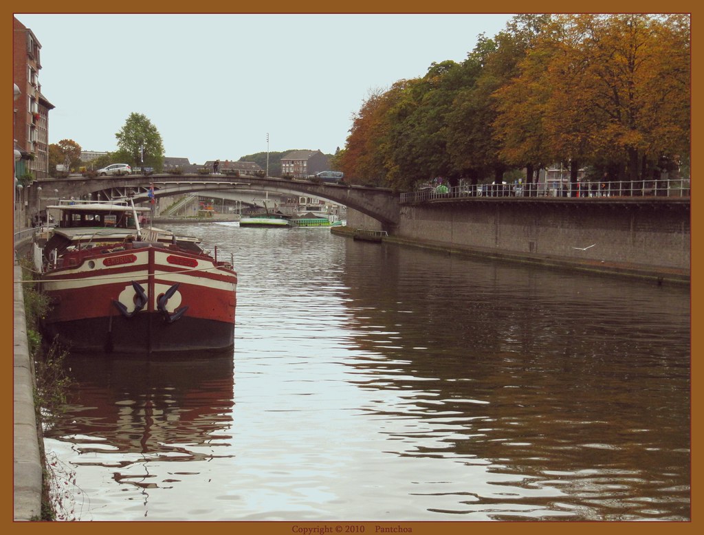 Namur Sambre river The Sambre is a river which springs i… Flickr